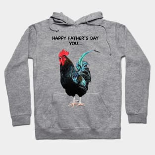 Happy Father's Day Cockerel Hoodie